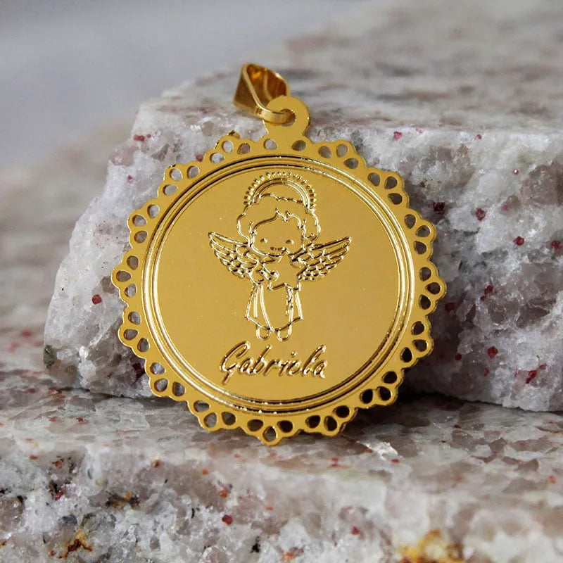 medalhinha para lembrança de maternidade