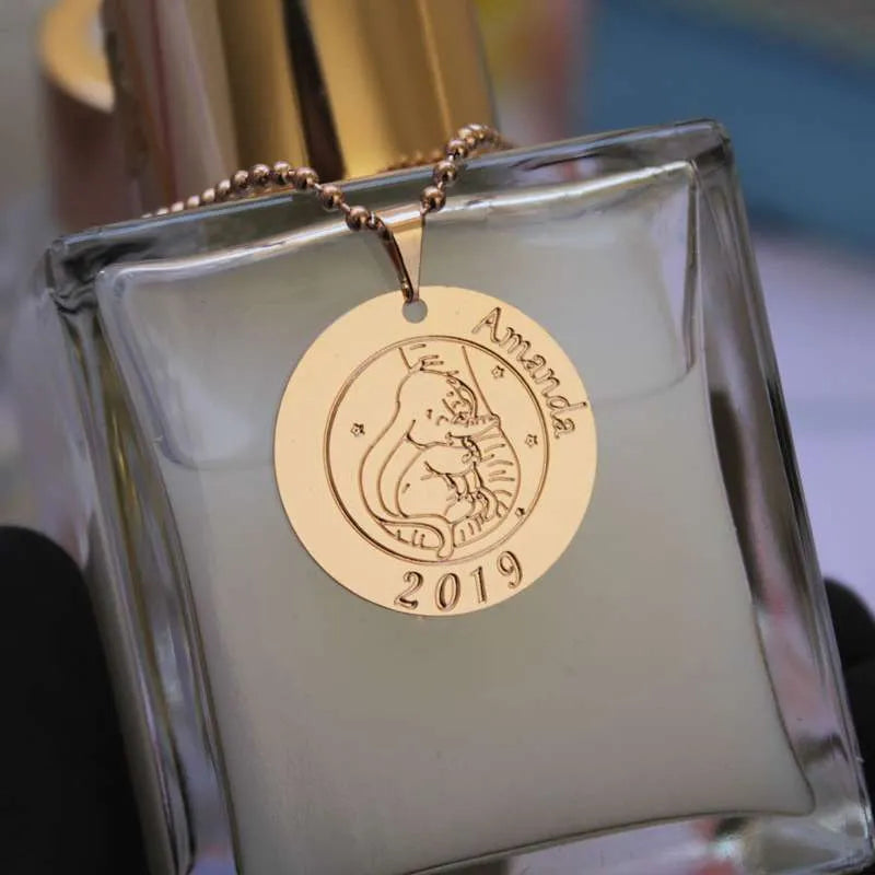 Medalhinha de Maternidade com Nome