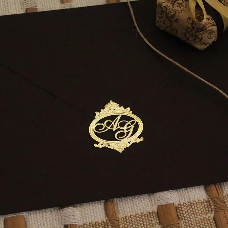 monograma personalizado para convites de casamento
