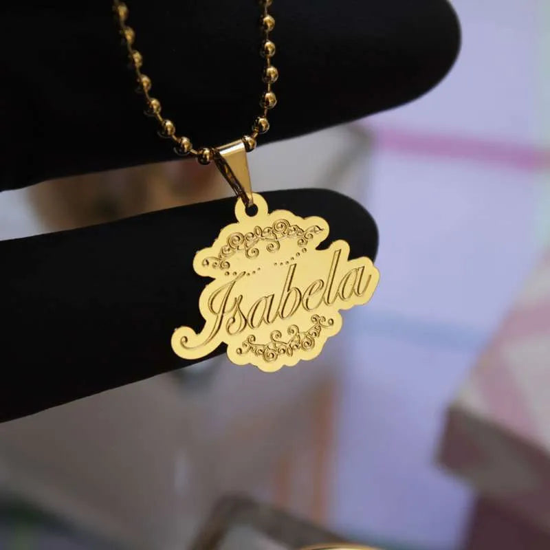 Pingente com Nome para Lembrança de Aniversário Personalizada