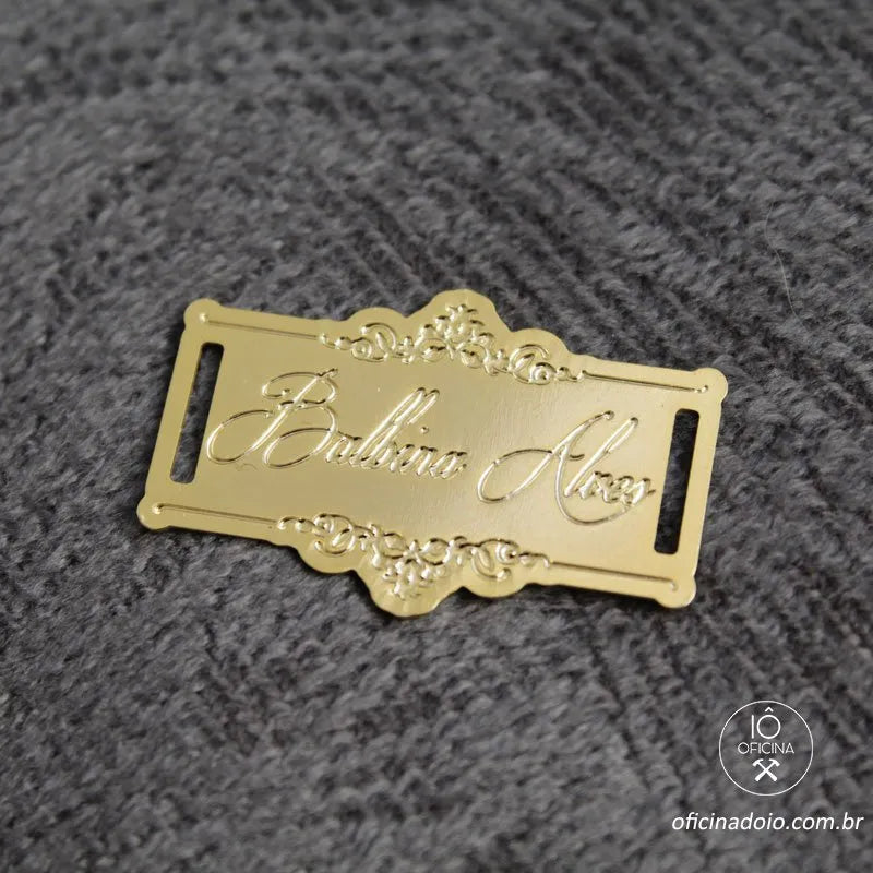 placa de metal personalizada