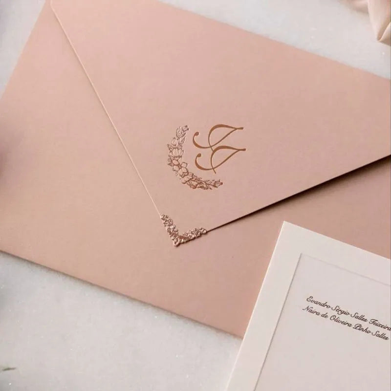 ponteira convite rose gold