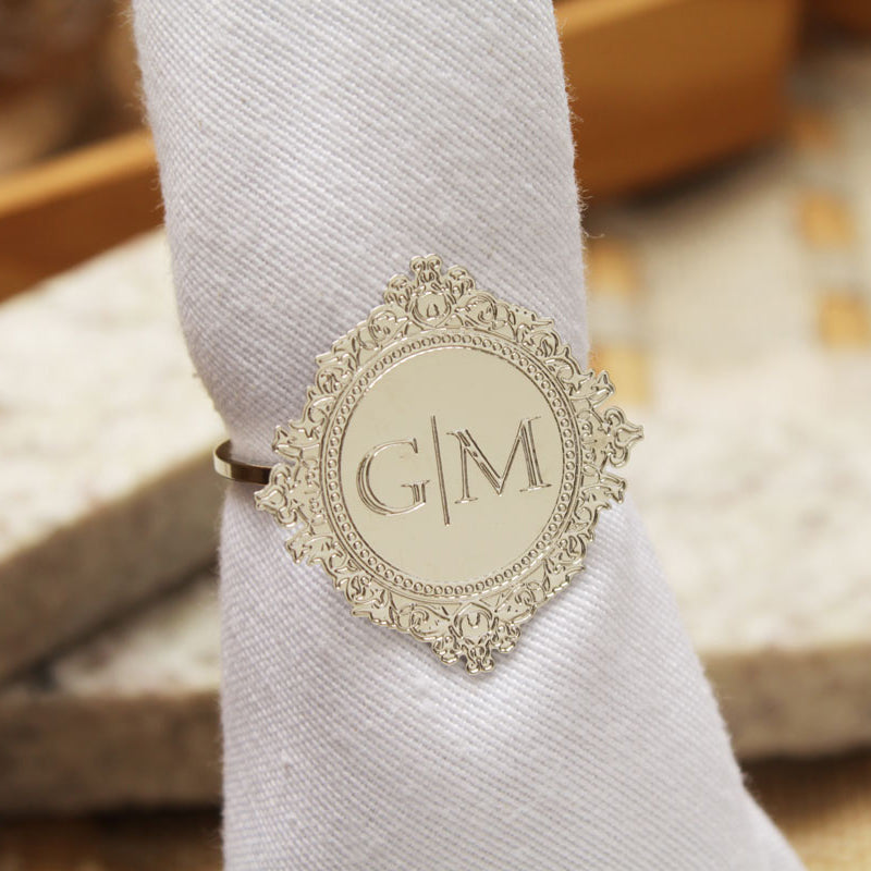 Porta Guardanapo de Luxo para Decoração de Casamento - 3,5cm