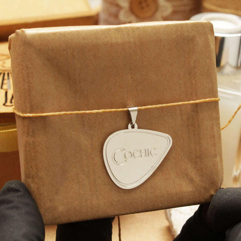 rotulo personalizado para produto artesanal prateado