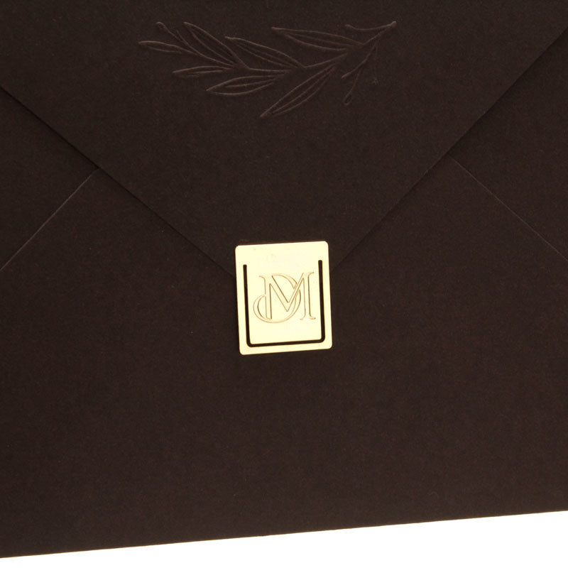 Selo Metálico para Convite de Casamento Personalizado - 2,5cm