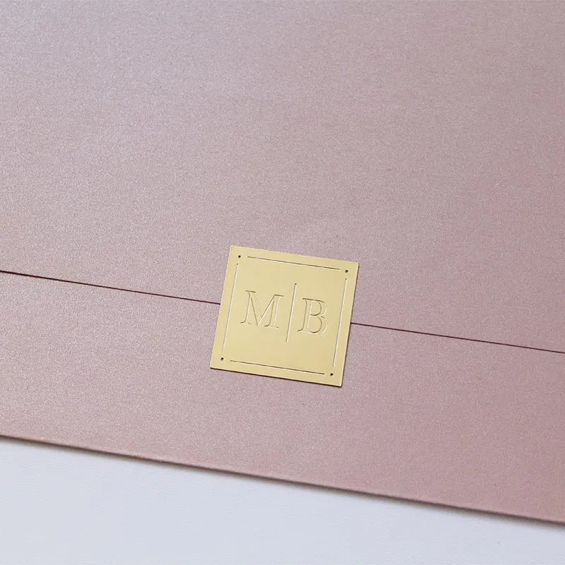 Selo Personalizado para Convites de Casamento