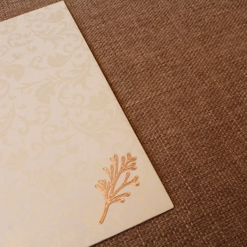 selo para convite rose gold