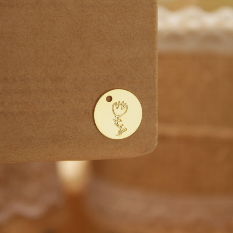 Tag com Logo para Embalagens Personalizadas - 1cm