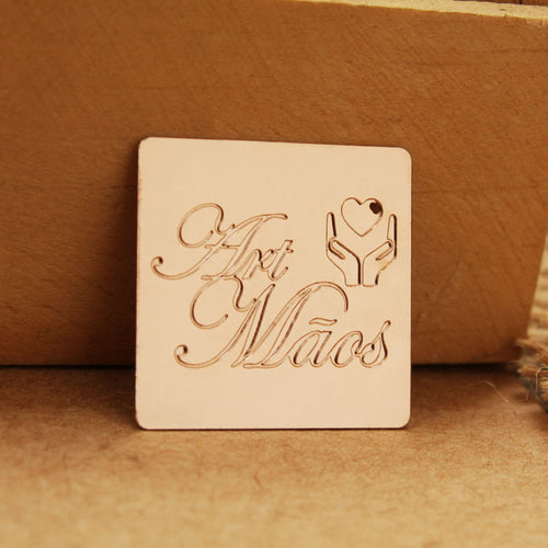 tag de metal para personalizados rose