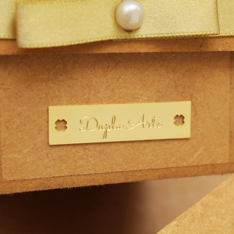 tag para embalagens personalizadas dourada