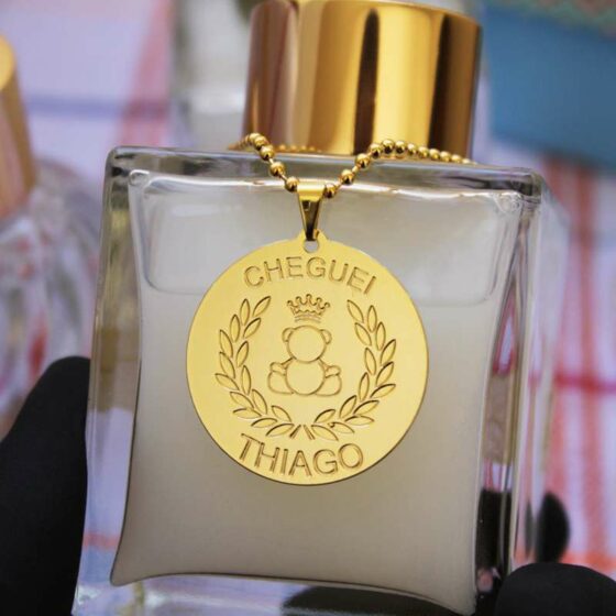 Medalha lembrança maternidade Thiago