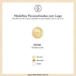 medalha para aromatizadores MA38